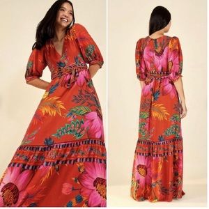 Farm Rio Flowers Maxi Dress